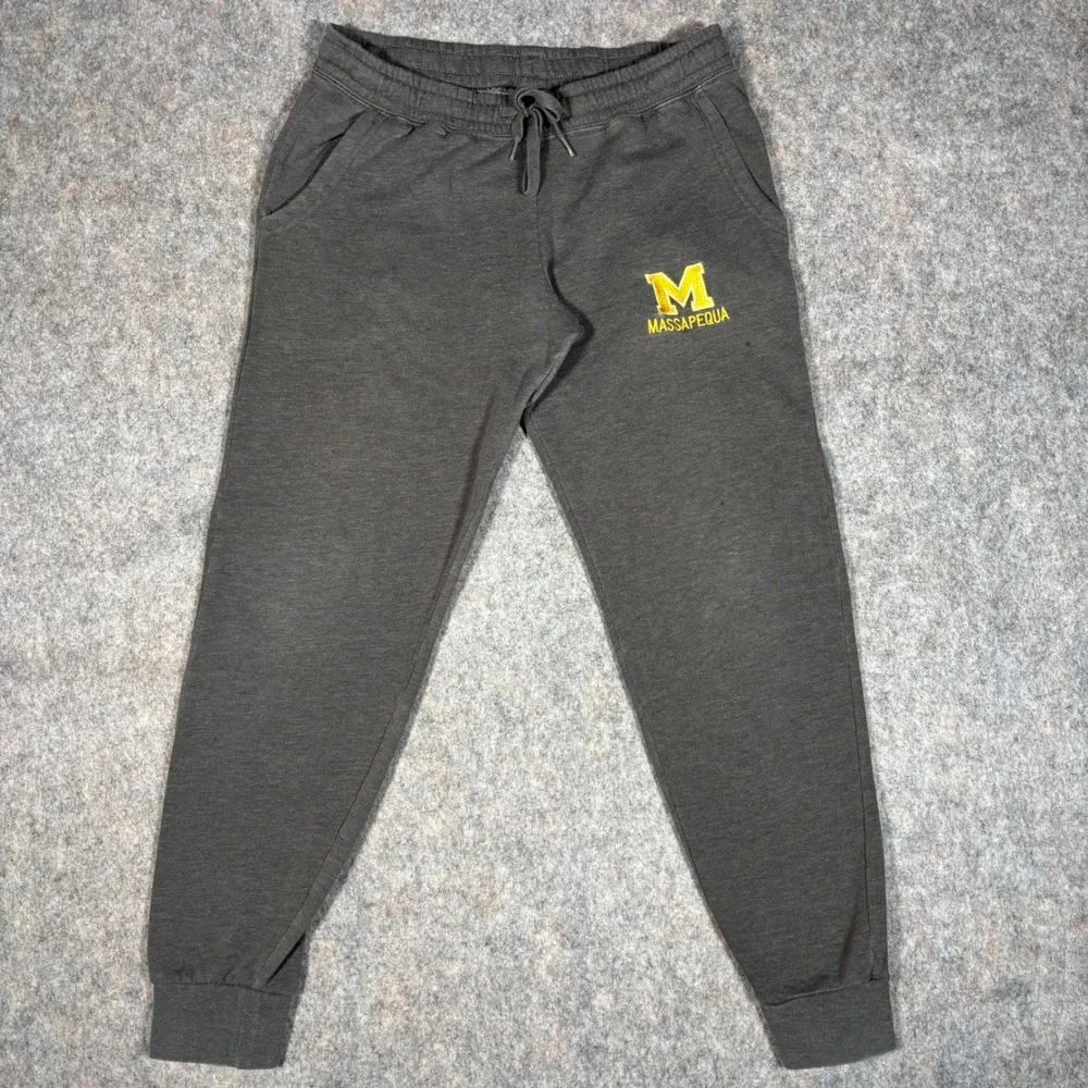 Massapequa HS Chiefs Sweatpants Mens Medium Independent Trading Co Charcoal Gray